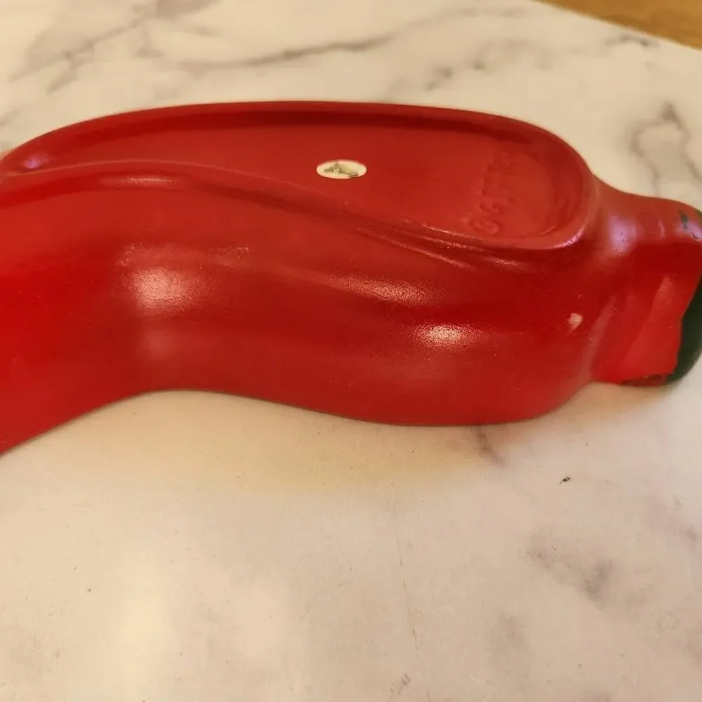 Gift chili Co. Red hot pepper serving salsa bowl New Mexico home decor kitchen
